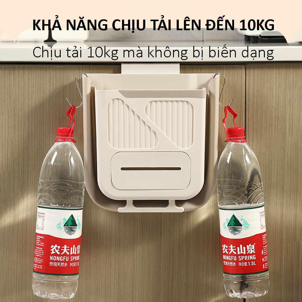 Thùng Rác Treo Tủ Bếp , Thùng Rác Dán Tường , Thùng Rác Nhựa ABS Cao Cấp , Tiện Lợi - An Toàn - Dễ Sử Dụng