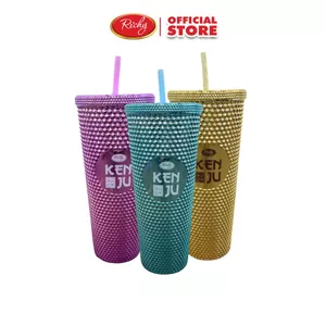 Ly Kenju Richy cao cấp có ống hút, dung tích lớn