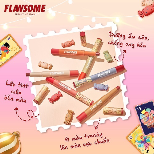 Ảnh Son lì dạng thỏi Flawsome Creamy Lip Stain (2g) (date 04.2026) 1