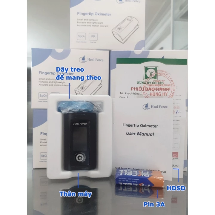 Máy Đo Nồng Độ Oxy Trong Máu SpO2 Heal Force Prince-100A | Chính Hãng Siêu Thị Y Tế – 5