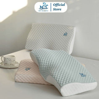 Gối công thái học Memory Foam M2T BEDDING hỗ trợ tư thế ngủ - kích thước 30x50cm