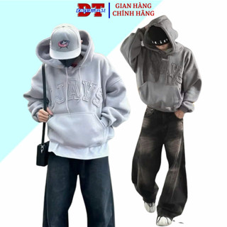 Áo Hoodie Nam Nữ From Rộng mặc cặp đôi JJAYS Unisex Thu Đông Dài Tay Thêu Nổi Vải Nỉ Pe - DTB SSL