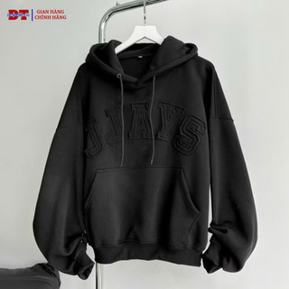Áo khoác đi nắng hoodie nam nữ thêu nổi JJAYS chất nỉ dày form rộng mũ 2 lớp mặc nhà đi chơi cặp SSL