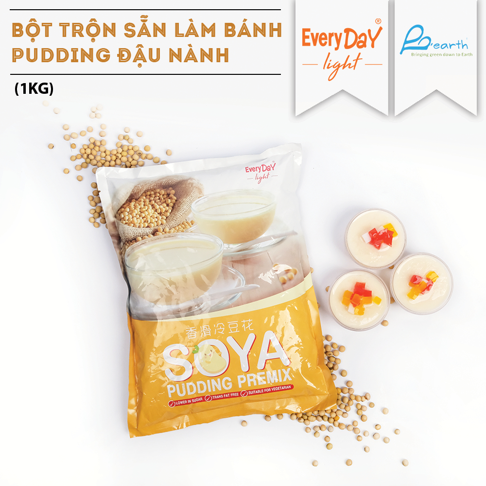 [Sing Shiok] Bột Tàu Hủ Singapore HỮU CƠ EVERYDAY Light Soya Pudding ...