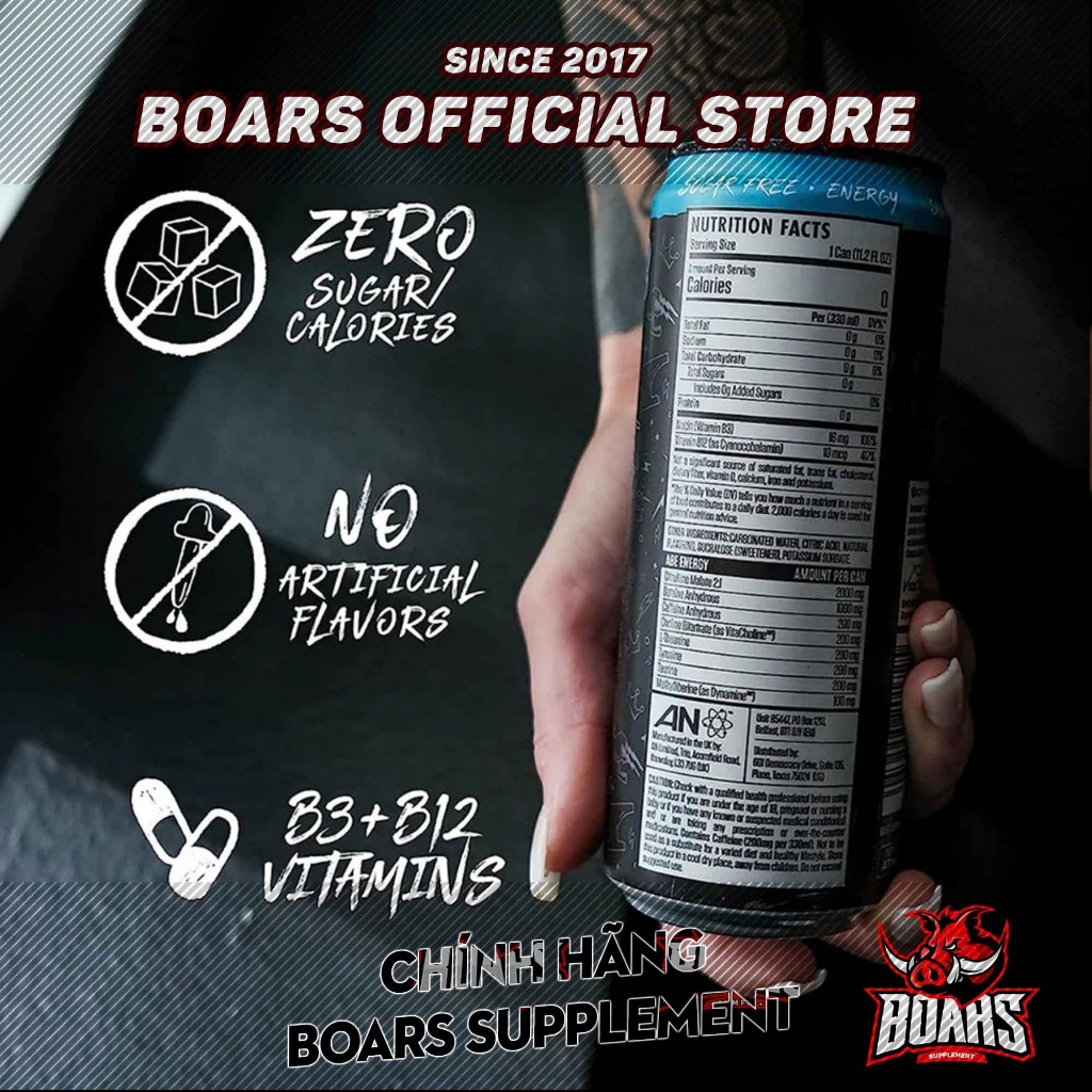 (1 Lon) NƯỚC UỐNG TĂNG LỰC ABE PREWORKOUT RTD - SỰ CHỌN LỰA CHO NGƯỜI THỂ THAO