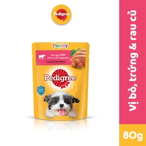 PEDIGREE Thức ăn cho chó con dạng sốt 80g và 130g