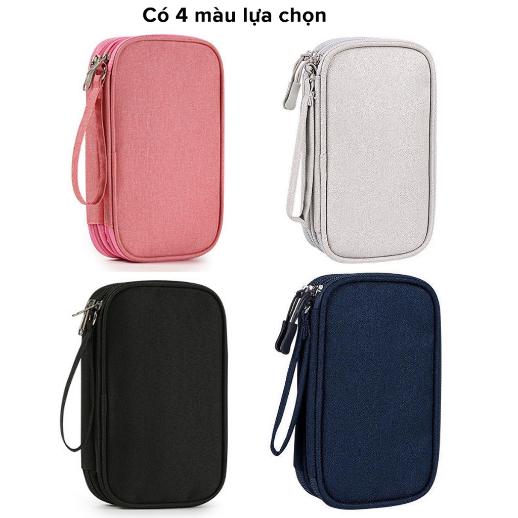 Ảnh Túi Đựng Phụ Kiện Công Nghệ Không Thấm Nước, Đựng Đa Năng Điện Thoại Có Quai Xách Mini Đi Du Lịch Chính Hãng Amalife 2
