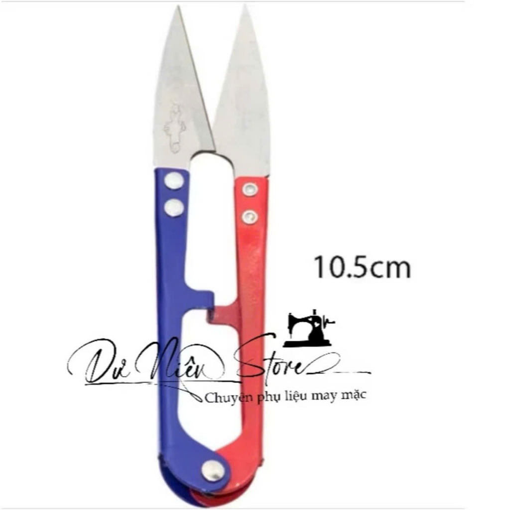 Kéo bấm chỉ sơn 2 màu TC-805A vỉ 12 cái
