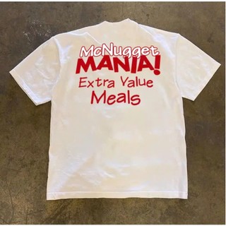 Áo Phông Hè Cổ Tròn Nam Nữ Phối Chữ MANIA In Hai Mặt Phong Cách Trẻ Trung Năng Động cất liệu Cotton Mát Mẻ