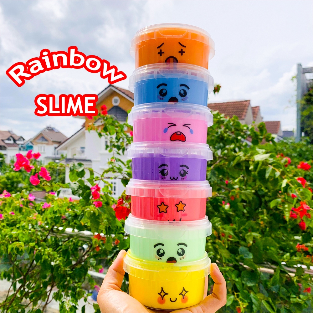[BEST SELLER] Basic Slime Hộp 200ml Hàng Cao Cấp Có Đủ 7 Màu Đồ Chơi ...