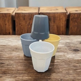 Ly trà đá 168 nhựa Melamine kích thước Ø8.6 x 9.2cm 4 màu 250ml - Trường An VN