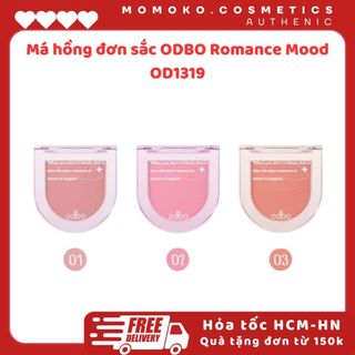 [ SẴN - THÁI ] Phấn má hồng ODBO Romance Mood OD1319 2,8g - Thaibeauty5 Má Hồng Đơn Sắc