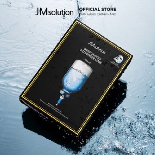 Mặt Nạ JMsolution Water Luminous Mask Black 35ml - Cấm Ẩm, Phục Hồi, Sáng Da - Chính Hãng