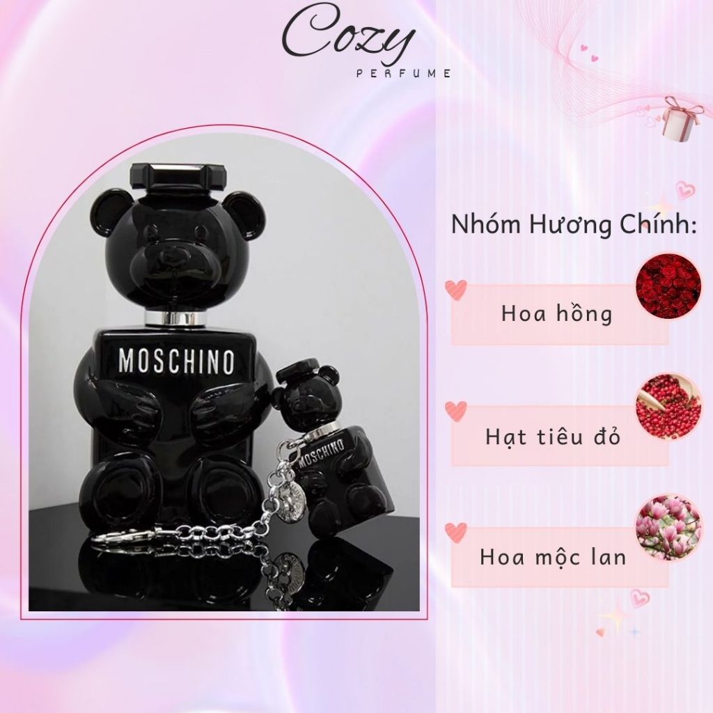Nước hoa nam Moschino toy boy Chiết 5ml/10ml Hương thơm Tươi mới, Hiện đại, Nam tính - Cozy Perfume