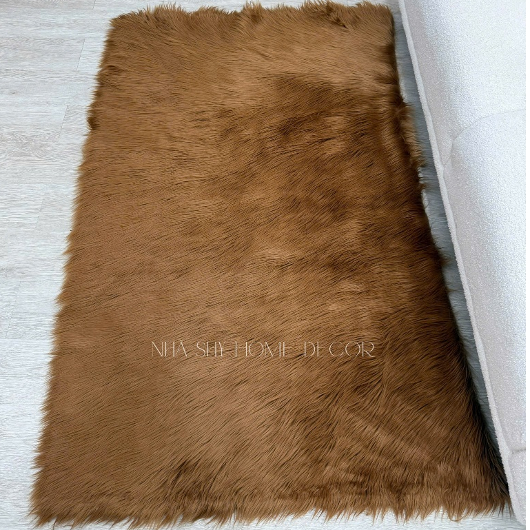 Thảm Lông Chụp Ảnh Size Lớn - Thảm Trang Trí Size 1m6x2m - Nhà Shy Home Decor