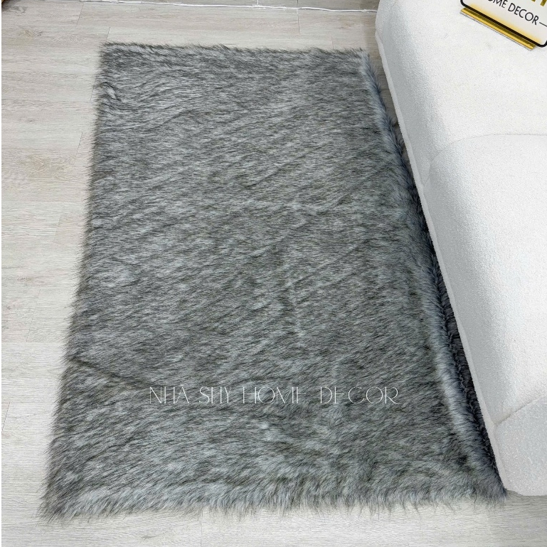 Thảm Lông Chụp Ảnh Size Lớn - Thảm Trang Trí Size 1m6x2m - Nhà Shy Home Decor