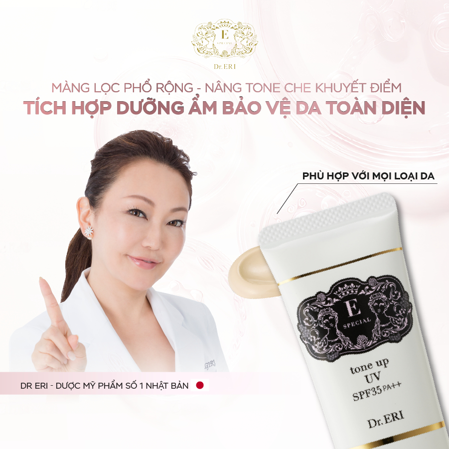 Kem Chống Nắng E-SPECIAL TONEUP UV SPF35 PA+++ Màng Lọc Phổ Rộng Nâng Tone Và Che Khuyết Điểm 30G [NHẬP KHẨU NHẬT BẢN]