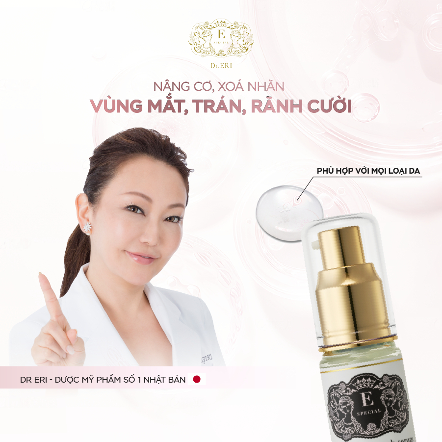 Tinh Chất Botox E-SPECIAL DOCTOR EYE STRETCH SERUM Hỗ Trợ Trẻ Hoá Nâng Cơ Xoá Nhăn Vùng Mắt 20ml [NHẬP KHẨU NHẬT BẢN]