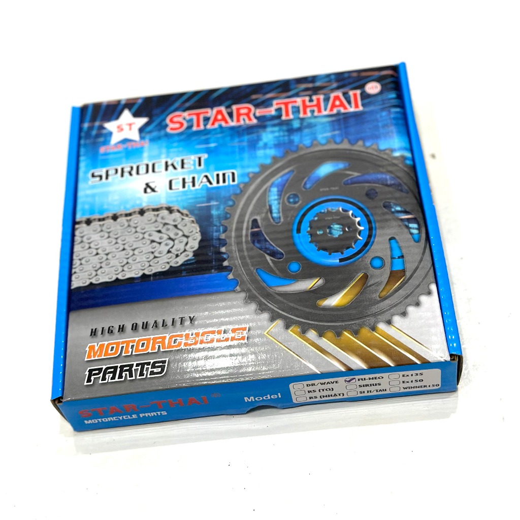 Nhông Sên Dĩa STAR THAI – Chuyên Dùng Cho Dream, Wave, Sirius, Wave RS