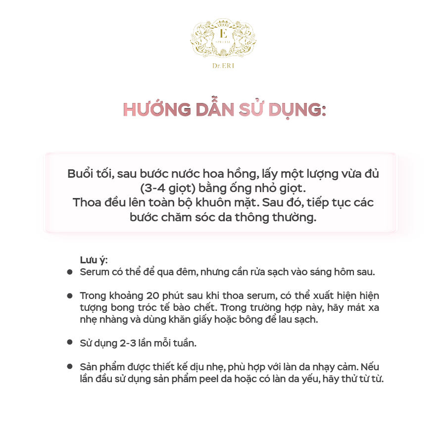 Tinh Chất Retinol E-SPECIAL MILD DOCTOR PEEL Dịu Nhẹ Cho Làn Da Hỗ Trợ Điều Trị Mụn 20ml