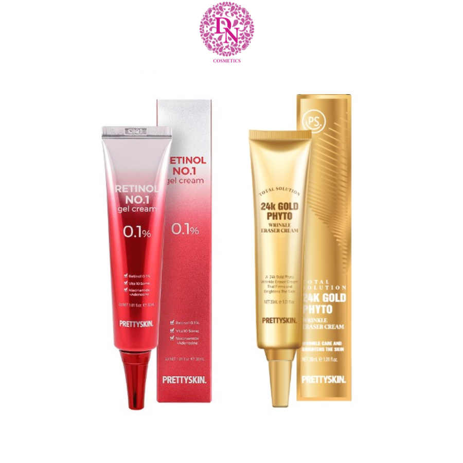 Kem Dưỡng Pretty Skin Retinol 0.1% Gel Cream/24k Gold Phyto Wrinkle ...