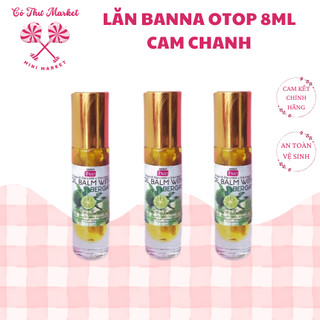Dầu Lăn Banna Oil Balm 8ml Sả/Lavender/Cam chanh/ Khóm/Bạc hà-Dầu Nội Địa Thái Lan - CÔ THƯ MARKET