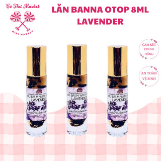 Dầu Lăn Banna Oil Balm 8ml Sả/Lavender/Cam chanh/ Khóm/Bạc hà-Dầu Nội Địa Thái Lan - CÔ THƯ MARKET
