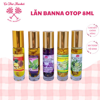 Dầu Lăn Banna Oil Balm 8ml Sả/Lavender/Cam chanh/ Khóm/Bạc hà-Dầu Nội Địa Thái Lan - CÔ THƯ MARKET