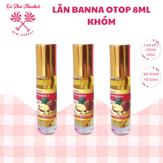 Dầu Lăn Banna Oil Balm 8ml Sả/Lavender/Cam chanh/ Khóm/Bạc hà-Dầu Nội Địa Thái Lan - CÔ THƯ MARKET