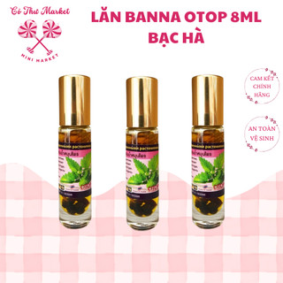 Dầu Lăn Banna Oil Balm 8ml Sả/Lavender/Cam chanh/ Khóm/Bạc hà-Dầu Nội Địa Thái Lan - CÔ THƯ MARKET