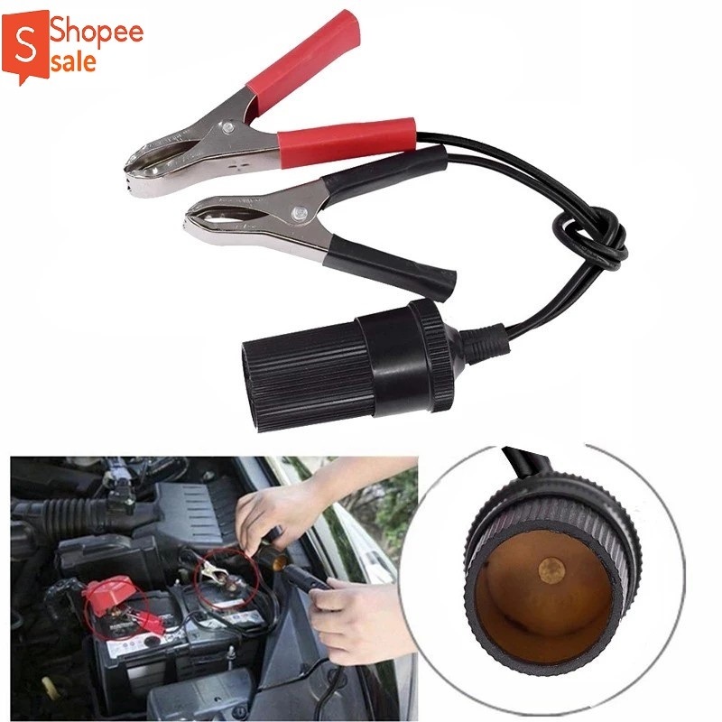 Dây Đổi Nguồn điện Từ bình Acquy Sang Tẩu Sạc Ô Tô