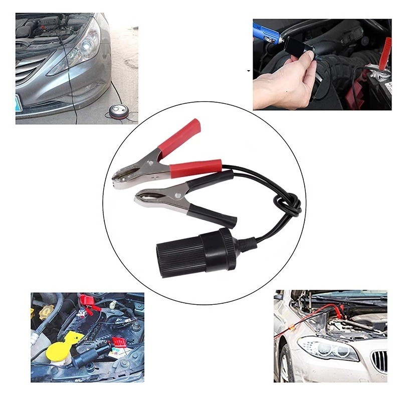 Dây Đổi Nguồn điện Từ bình Acquy Sang Tẩu Sạc Ô Tô