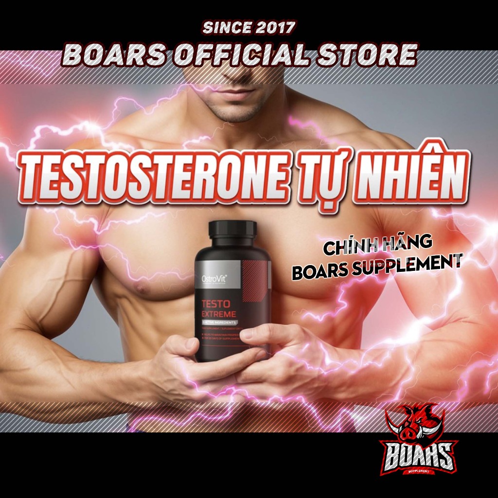 OSTROVIT TESTO EXTREME (90 VIÊN) - TĂNG TESTOSTERONE, TĂNG PHONG ĐỘ, TĂNG TEST SỨC MẠNH NAM GIỚI