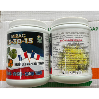 Phân bón NPK 15-30-15 hủ 555g
