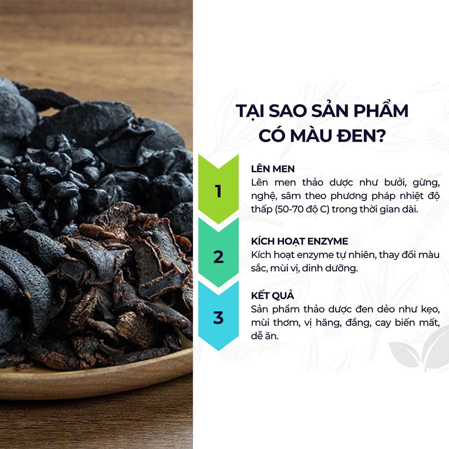 Cam đen AGALIC túi 50g | Tiêu hóa khỏe, tăng đề kháng