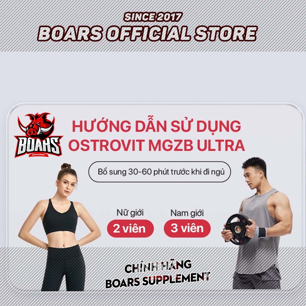 OSTROVIT ZMA MGZB BỔ SUNG VITAMIN GIÚP TĂNG TEST SỨC MẠNH ,HỆ MIỄN DỊCH CHO NỮ, TESTOSTERONE CHO NAM