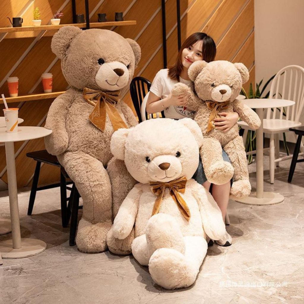 Gâu Bông Mèo Size Lớn Làm Gấu Ôm Ngủ Mềm Mại Có Gác Chân