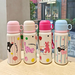 Bình nước giữ nhiệt dung tích 550ML đáng yêu dành cho học sinh