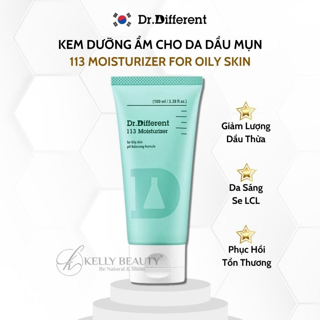 Kem Dưỡng Ẩm Cho Da Dầu Mụn Dr.Different 113 Moisturizer | Kelly Beauty | BigBuy360 - bigbuy360.vn