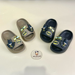 Dép Lê sticker batman chất liệu nhựa eva đúc nguyên khối êm mềm không mùi đế chống trơn trượt cho bé trai bé gái ( B17 )