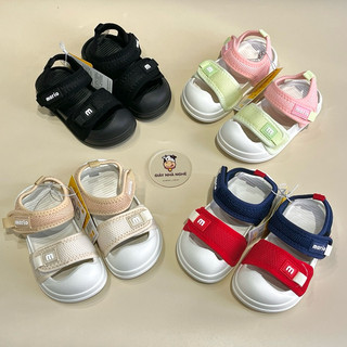 Sandal Cho Bé - Sadal quai dán cho bé Cheerful Mario chính hãng chất liệu PE 2 lớp mềm nhẹ cho bé trai bé gái (SD09)