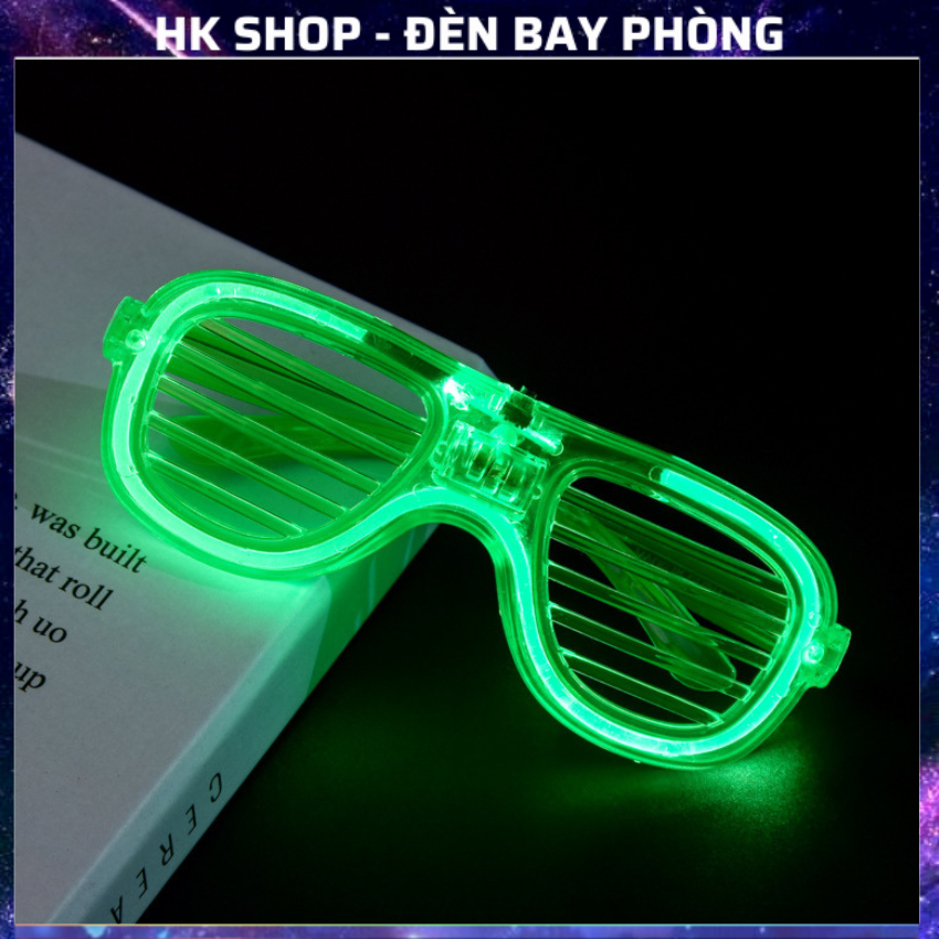 Mắt Kính Hình Kính Led Vuông Có Đèn Led Phát Sáng Kính Led Phát Sáng dùng đi bar , vũ trường , dạ hội , pub , club