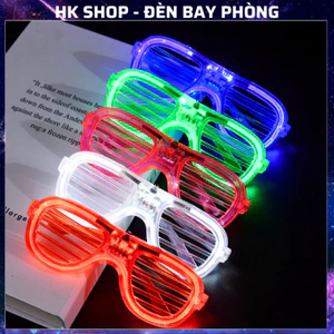 Mắt Kính Hình Kính Led Vuông Có Đèn Led Phát Sáng Kính Led Phát Sáng dùng đi bar , vũ trường , dạ hội , pub , club