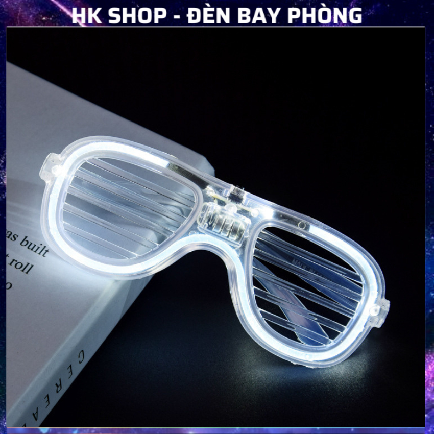Mắt Kính Hình Kính Led Vuông Có Đèn Led Phát Sáng Kính Led Phát Sáng dùng đi bar , vũ trường , dạ hội , pub , club