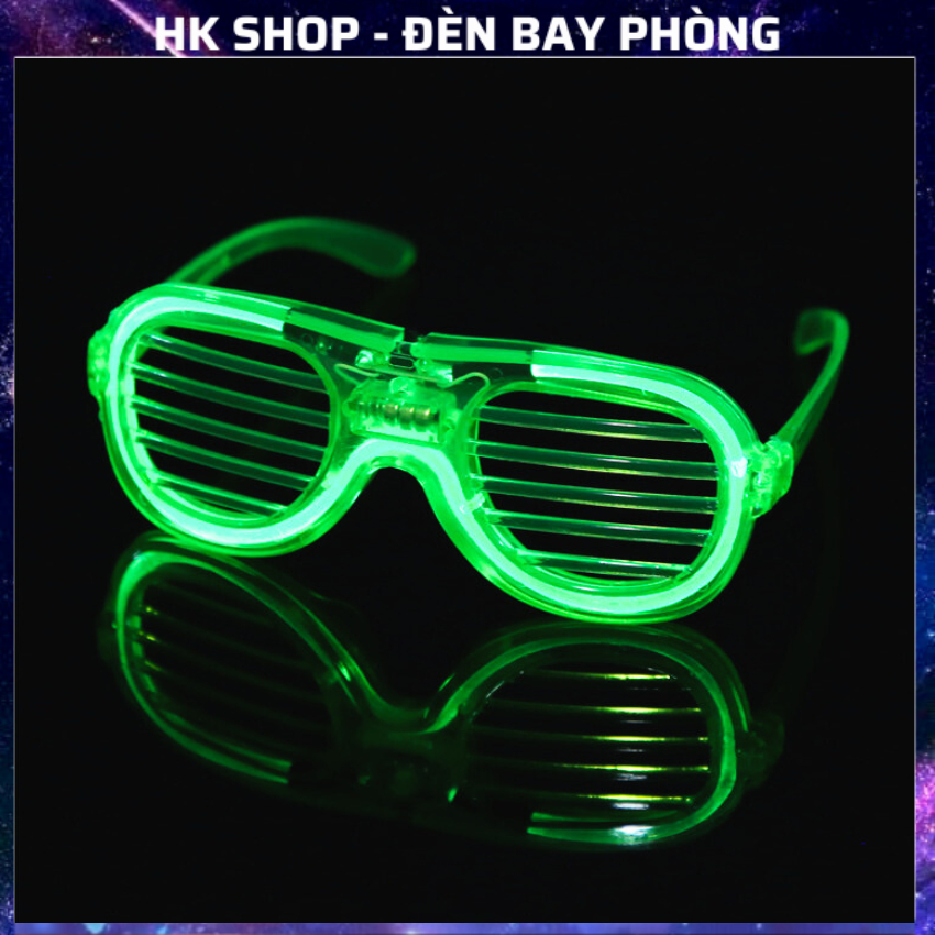 Mắt Kính Hình Kính Led Vuông Có Đèn Led Phát Sáng Kính Led Phát Sáng dùng đi bar , vũ trường , dạ hội , pub , club