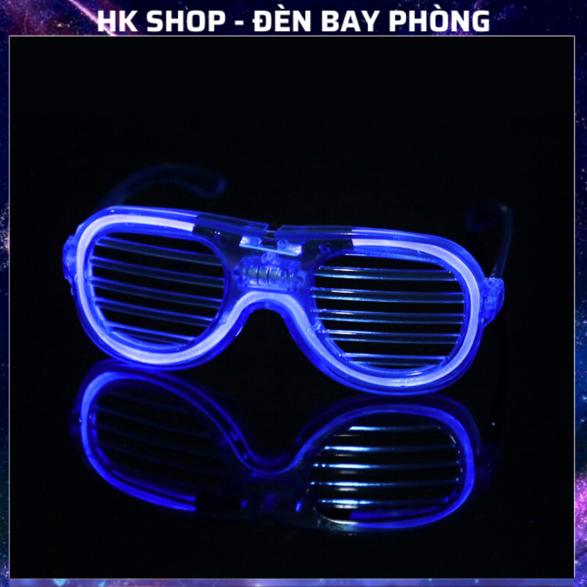 Mắt Kính Hình Kính Led Vuông Có Đèn Led Phát Sáng Kính Led Phát Sáng dùng đi bar , vũ trường , dạ hội , pub , club
