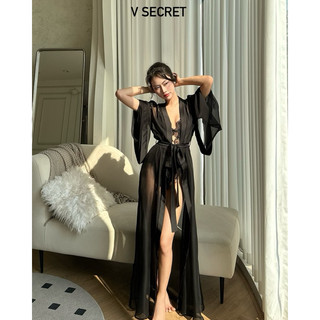 Áo choàng Valentine vải tơ siêu nhẹ VSecret