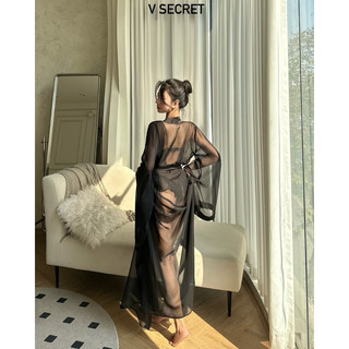 Áo choàng Valentine vải tơ siêu nhẹ VSecret