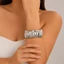 Vòng Tay, Vòng Đeo Tay Mở Bản To Bằng Kim Loại Cá Tính MVTCT01