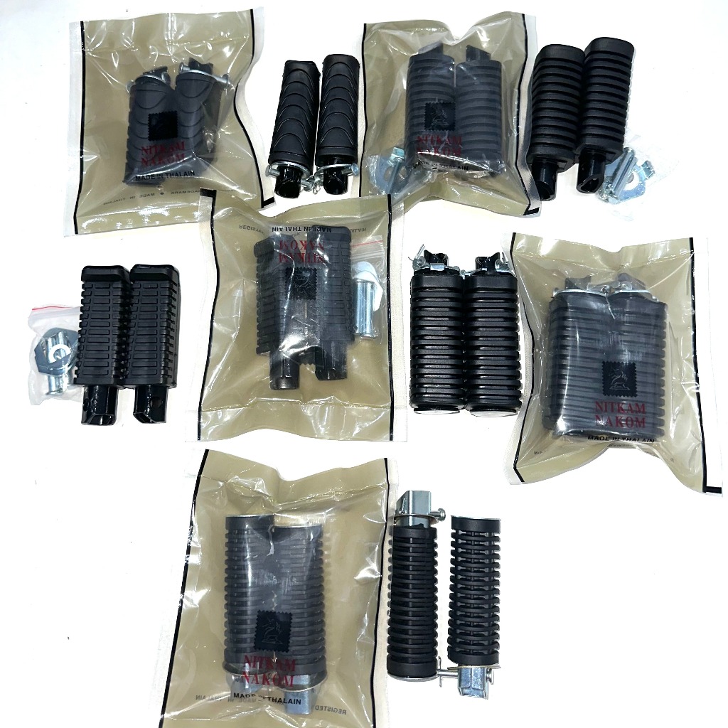 Cao su gác chân trước & sau xe máy Dream, Wave, Sirius, Wave 110, RS - Bền đẹp, dễ lắp
